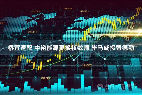 桥宜速配 中裕能源更换核数师 毕马威接替德勤